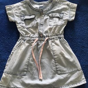 Toddler jean dress